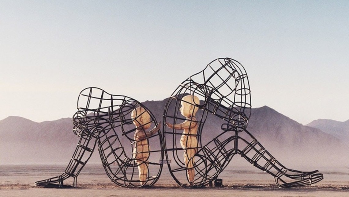 Burning Man Sculpture Inner Child Love Alexandr Milov2