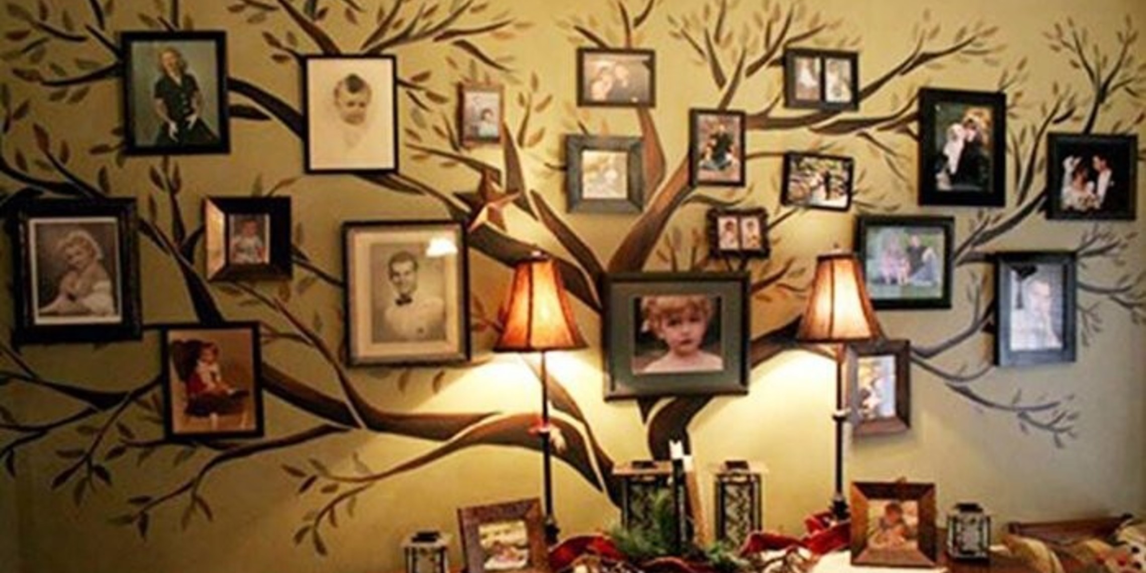 Family Tree Wall Art Wonderfuldiy12