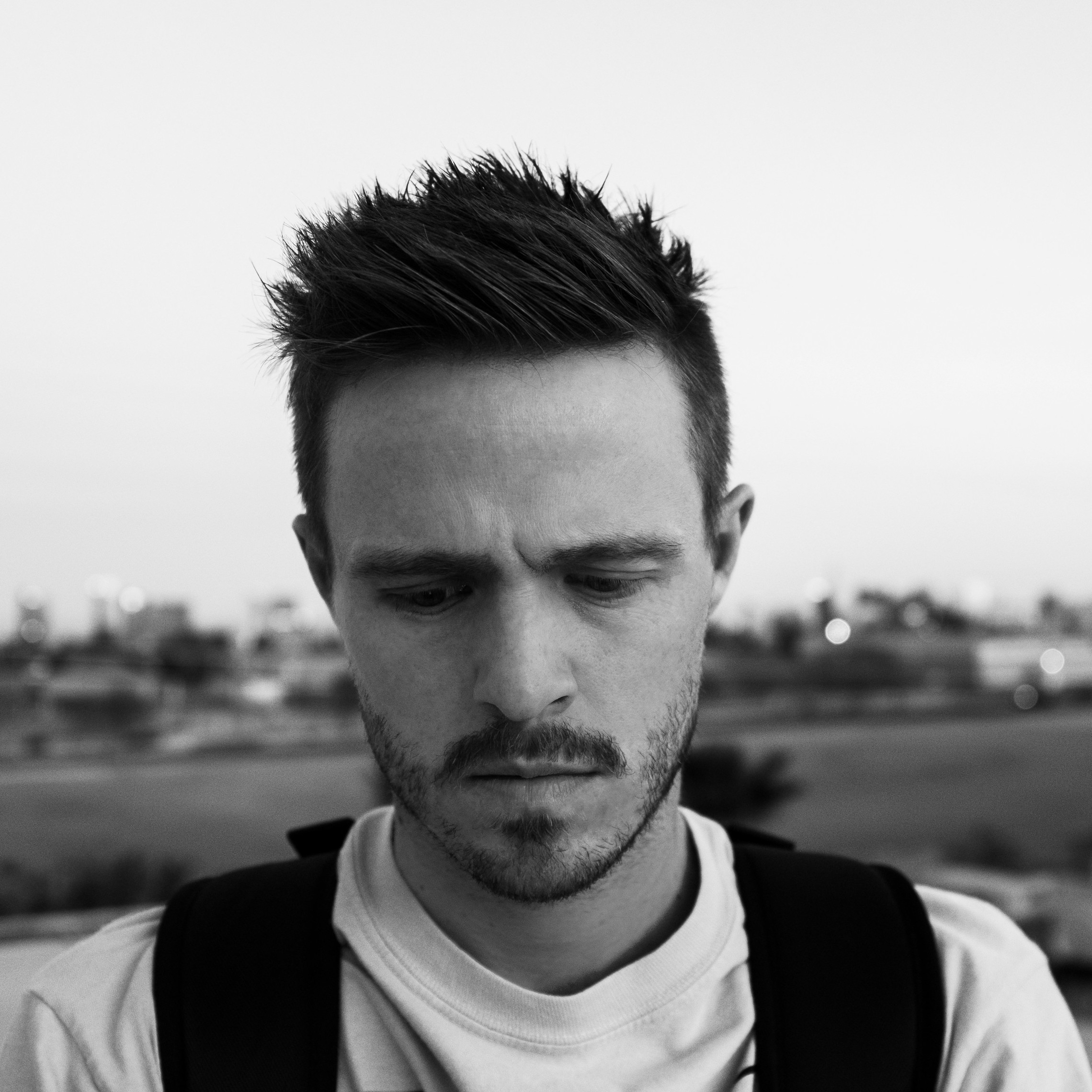 Man looking downward