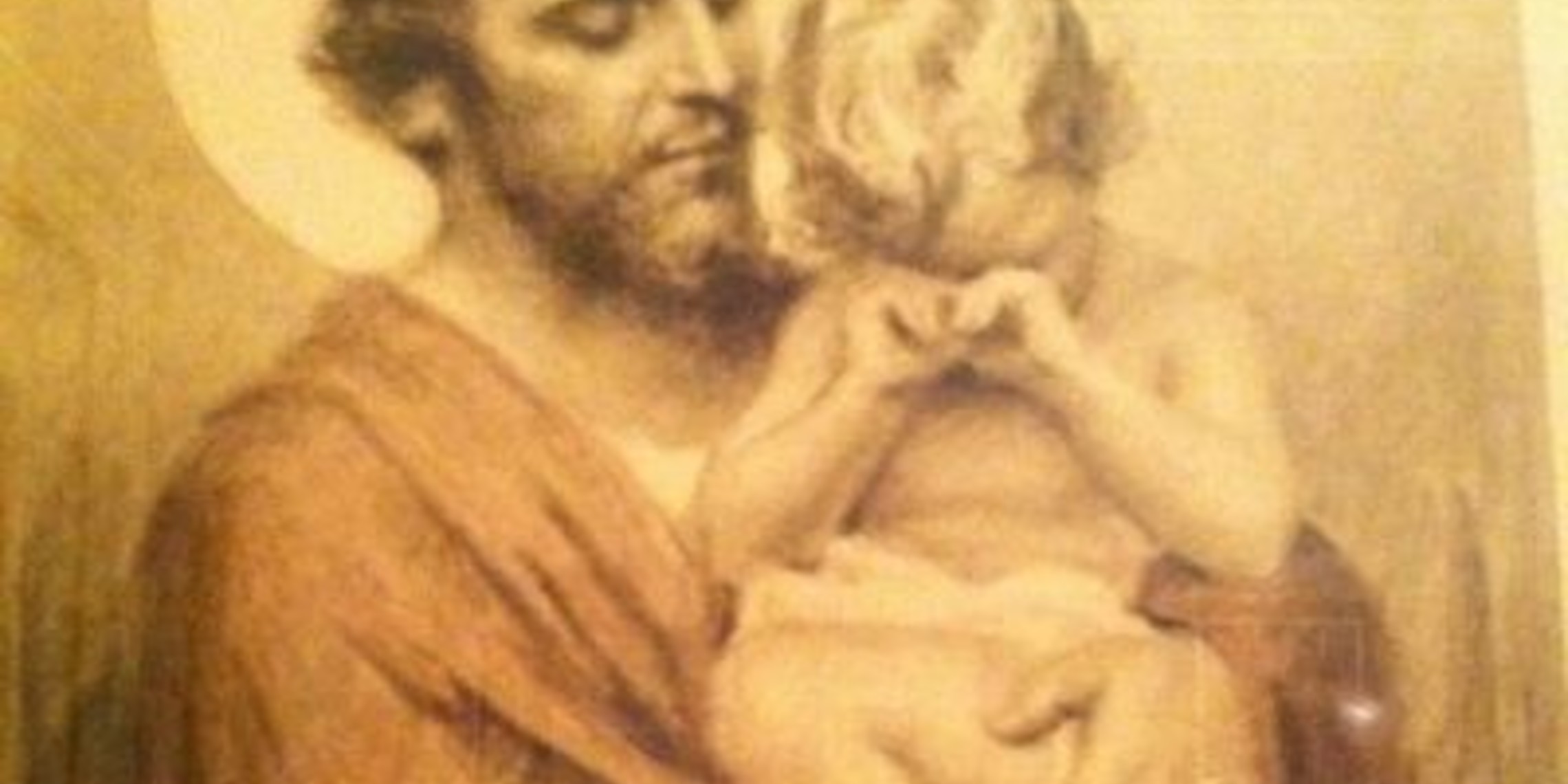 St Joseph And Crying Jesus
